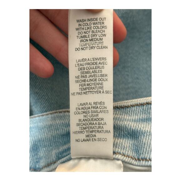 Good American Jeans Good Legs Cigarette Raw Hem size 26 - Picture 5 of 6